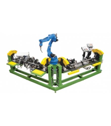 Robotic CO2 Welding Cell for CCB Cross Car Beam